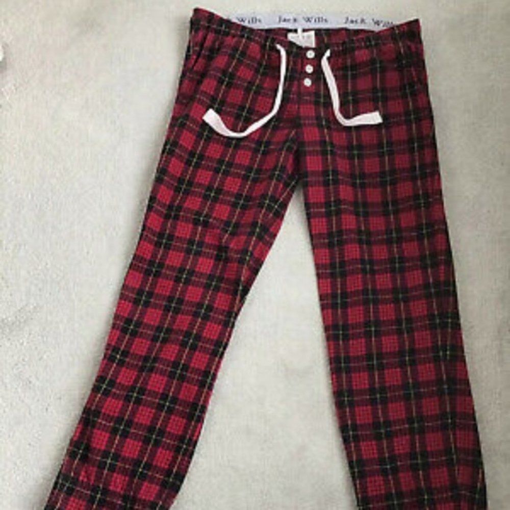 JACK WILLS Plaid Pajama Pants UK 10 US 6